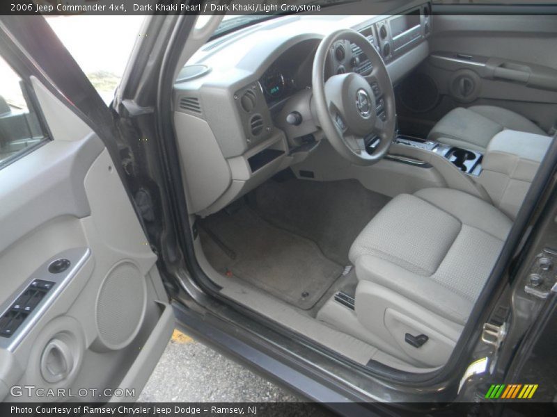 Dark Khaki Pearl / Dark Khaki/Light Graystone 2006 Jeep Commander 4x4