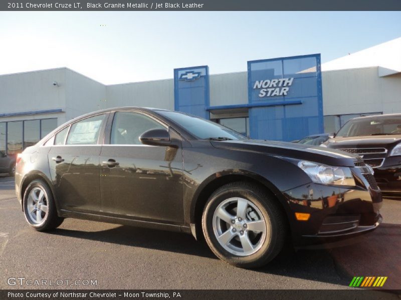 Black Granite Metallic / Jet Black Leather 2011 Chevrolet Cruze LT