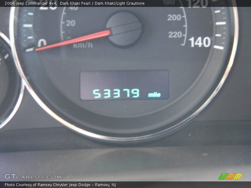 Dark Khaki Pearl / Dark Khaki/Light Graystone 2006 Jeep Commander 4x4
