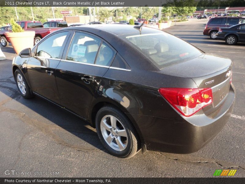 Black Granite Metallic / Jet Black Leather 2011 Chevrolet Cruze LT
