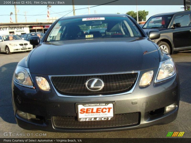 Flint Gray Mica / Black 2006 Lexus GS 430