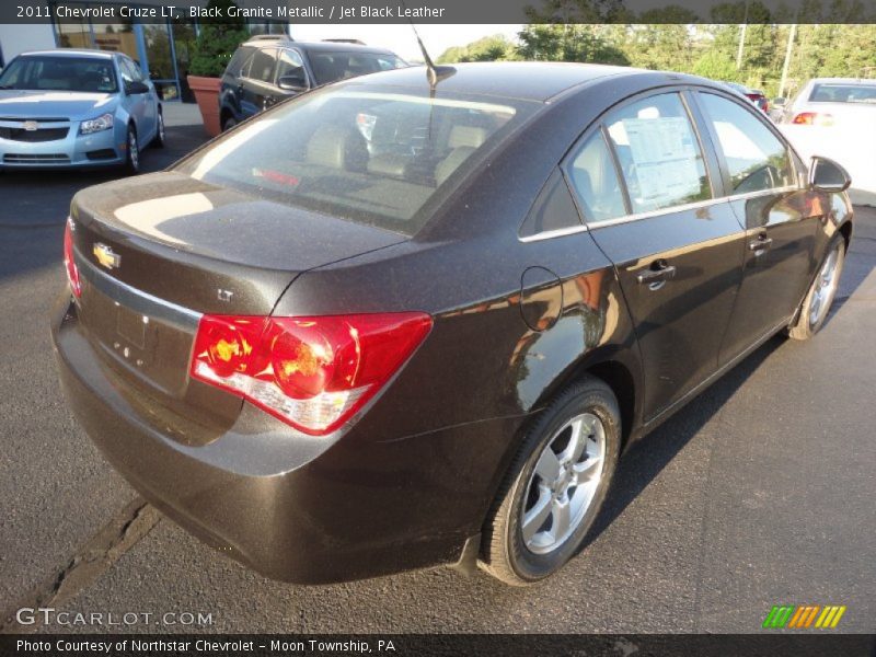 Black Granite Metallic / Jet Black Leather 2011 Chevrolet Cruze LT