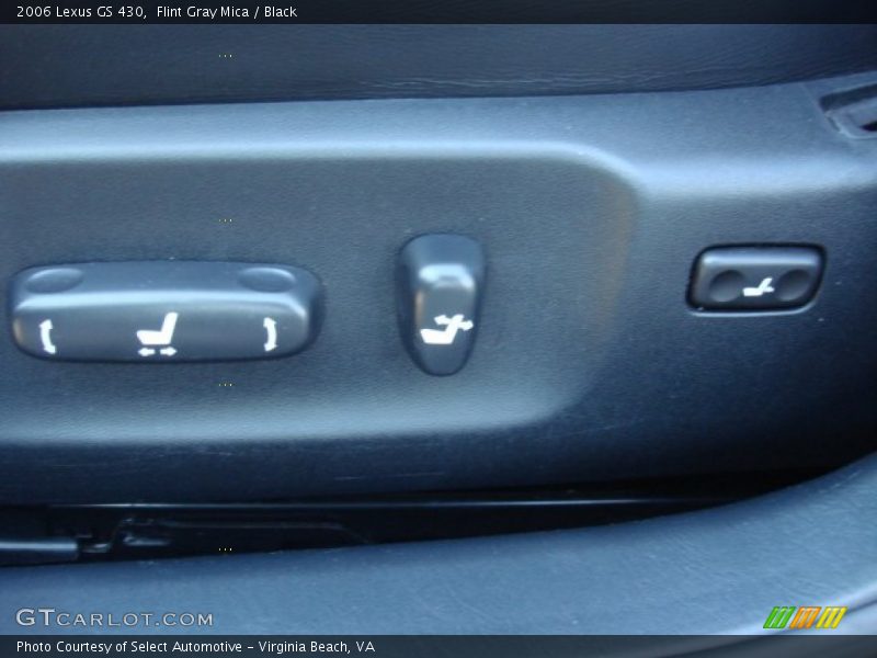 Flint Gray Mica / Black 2006 Lexus GS 430