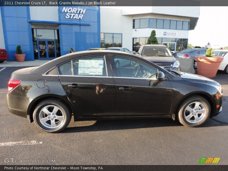 Black Granite Metallic / Jet Black Leather 2011 Chevrolet Cruze LT