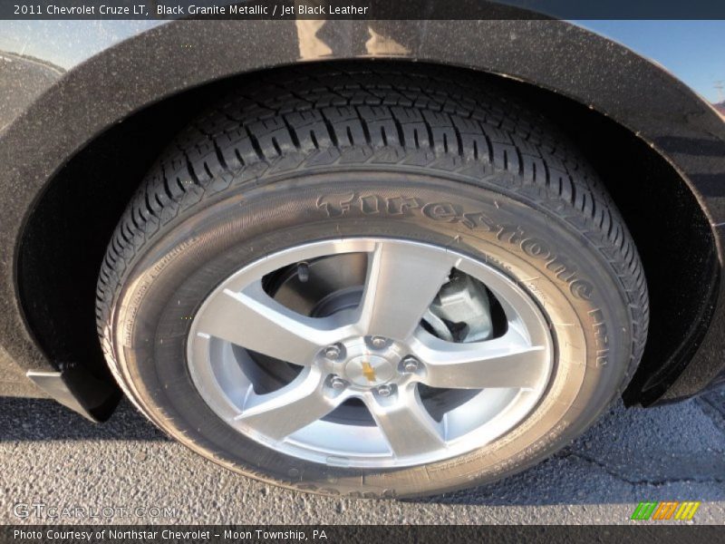 Black Granite Metallic / Jet Black Leather 2011 Chevrolet Cruze LT