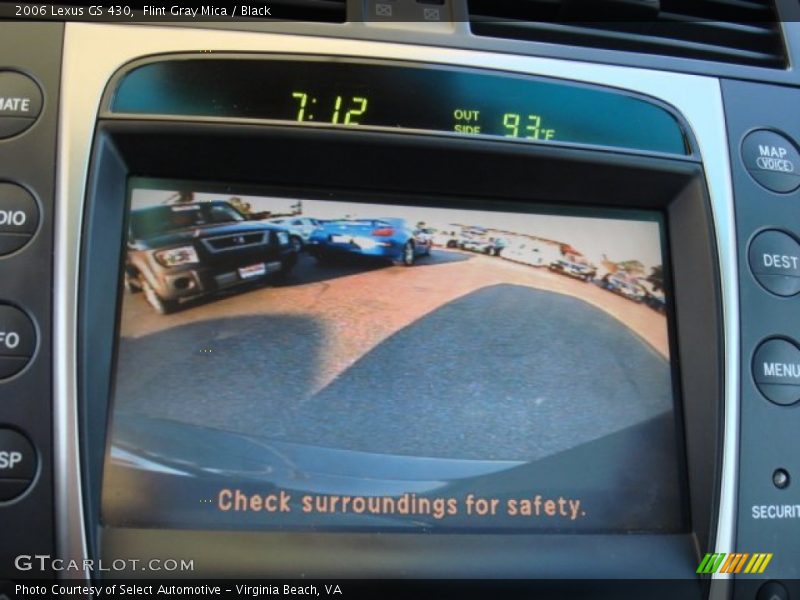 Flint Gray Mica / Black 2006 Lexus GS 430