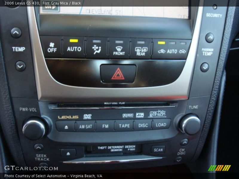 Flint Gray Mica / Black 2006 Lexus GS 430