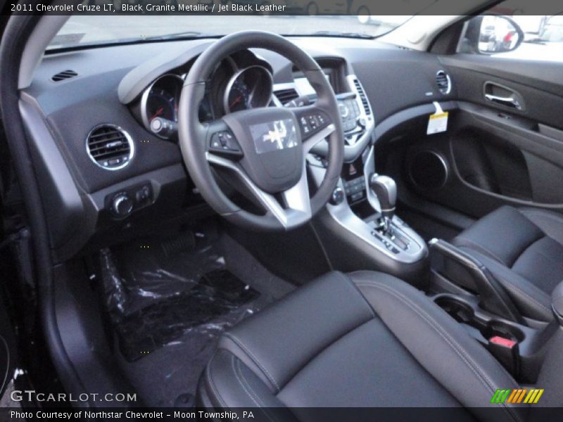 Black Granite Metallic / Jet Black Leather 2011 Chevrolet Cruze LT