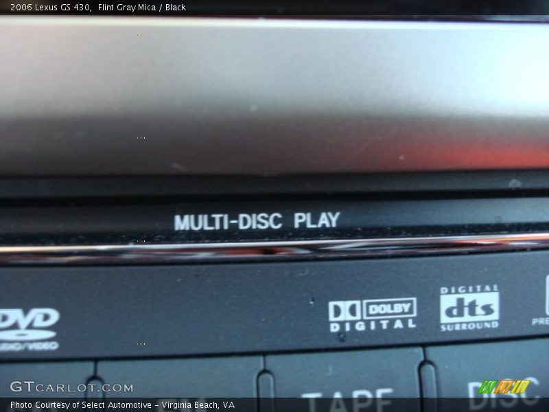 Flint Gray Mica / Black 2006 Lexus GS 430