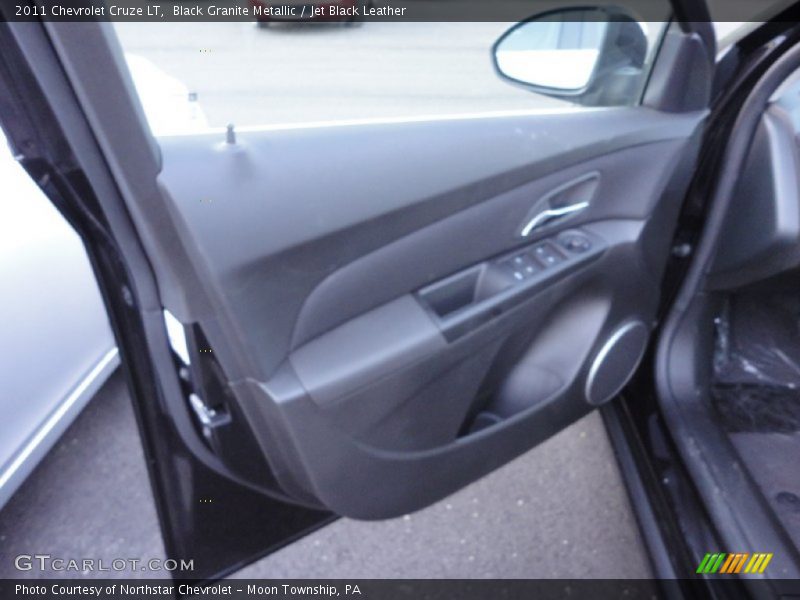 Black Granite Metallic / Jet Black Leather 2011 Chevrolet Cruze LT