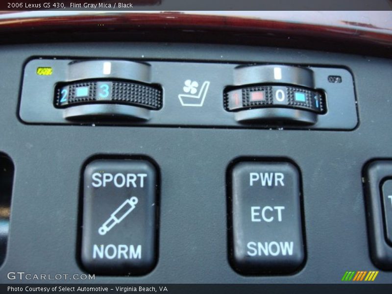 Flint Gray Mica / Black 2006 Lexus GS 430