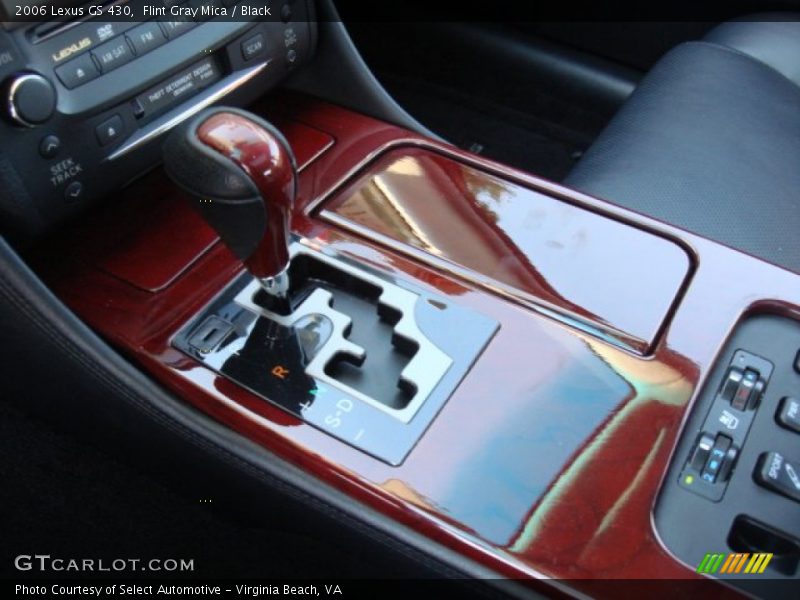 Flint Gray Mica / Black 2006 Lexus GS 430