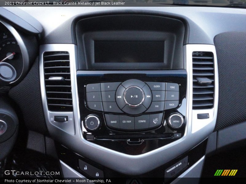 Black Granite Metallic / Jet Black Leather 2011 Chevrolet Cruze LT