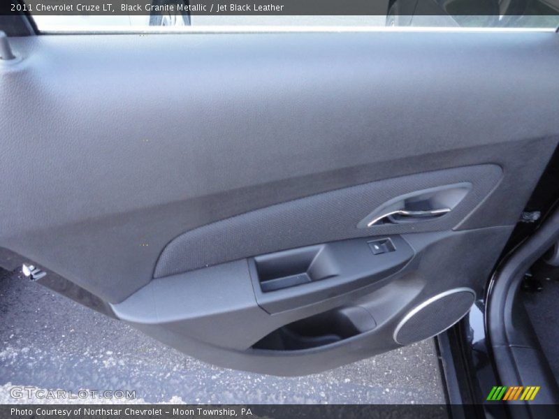 Black Granite Metallic / Jet Black Leather 2011 Chevrolet Cruze LT