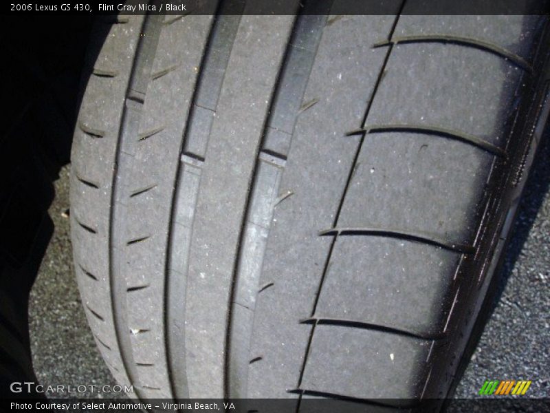 Flint Gray Mica / Black 2006 Lexus GS 430