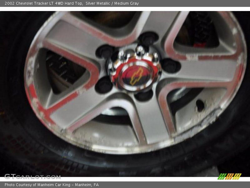 Silver Metallic / Medium Gray 2002 Chevrolet Tracker LT 4WD Hard Top