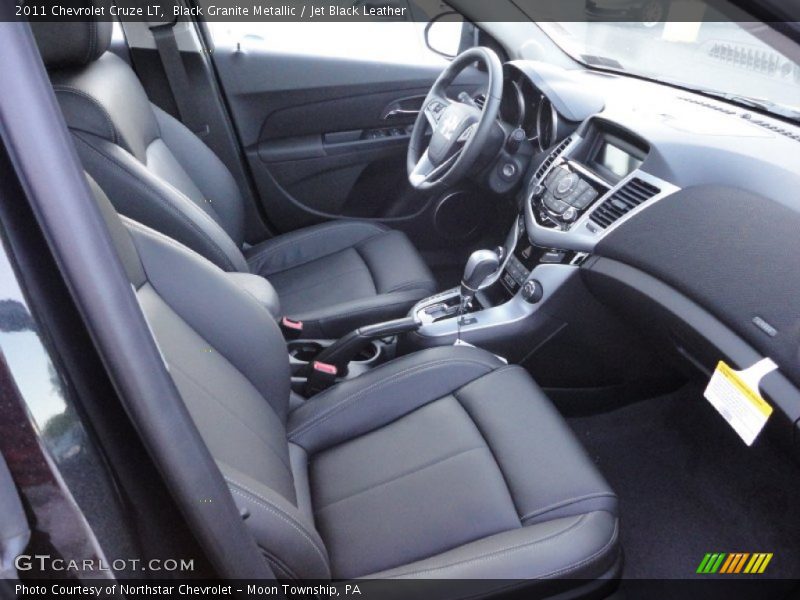 Black Granite Metallic / Jet Black Leather 2011 Chevrolet Cruze LT