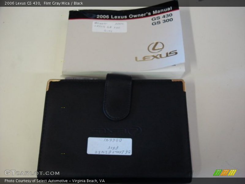 Flint Gray Mica / Black 2006 Lexus GS 430