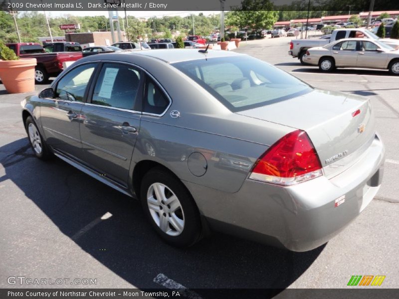 Dark Silver Metallic / Ebony 2009 Chevrolet Impala LS