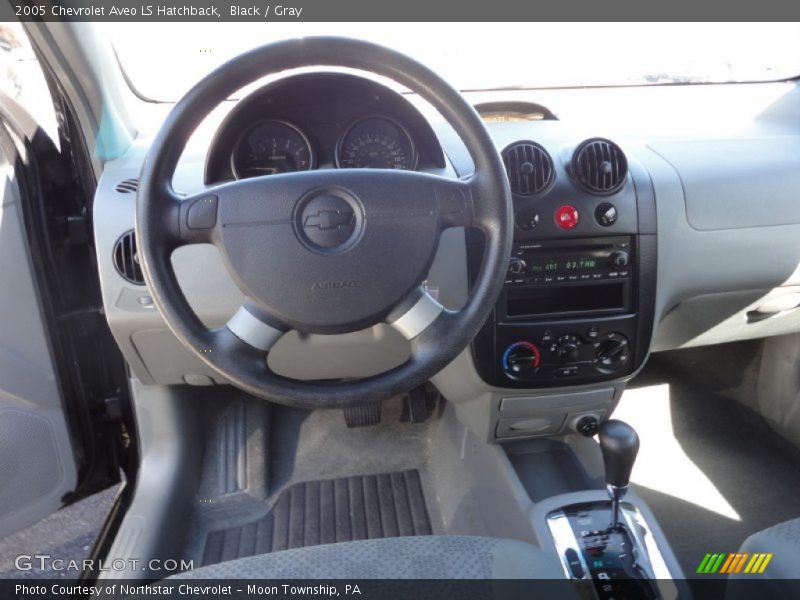 Black / Gray 2005 Chevrolet Aveo LS Hatchback
