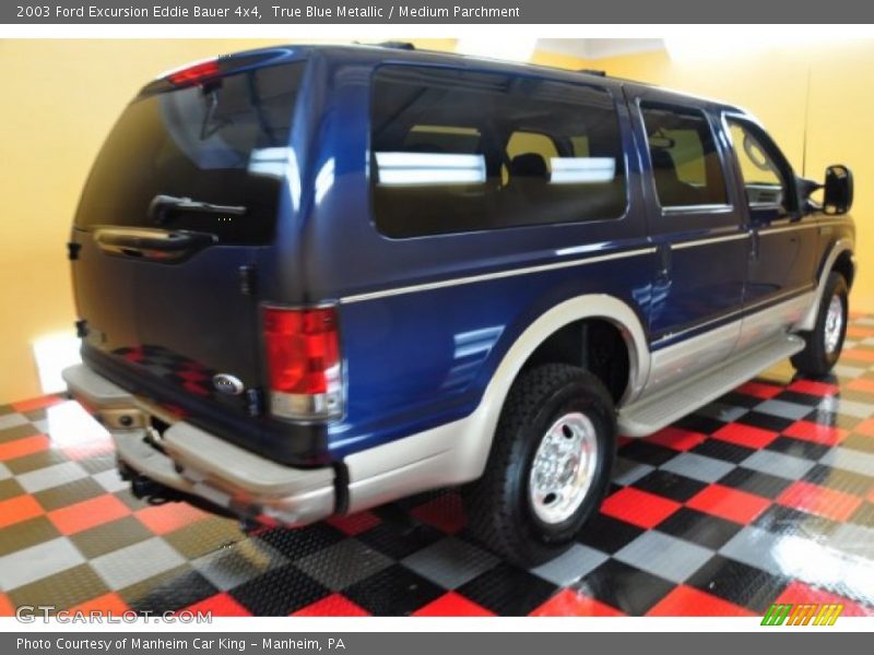 True Blue Metallic / Medium Parchment 2003 Ford Excursion Eddie Bauer 4x4