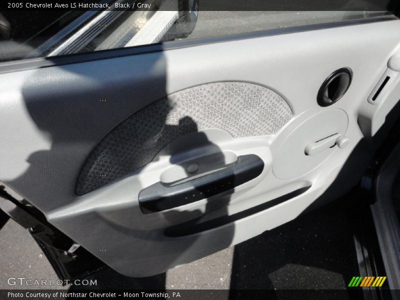 Black / Gray 2005 Chevrolet Aveo LS Hatchback