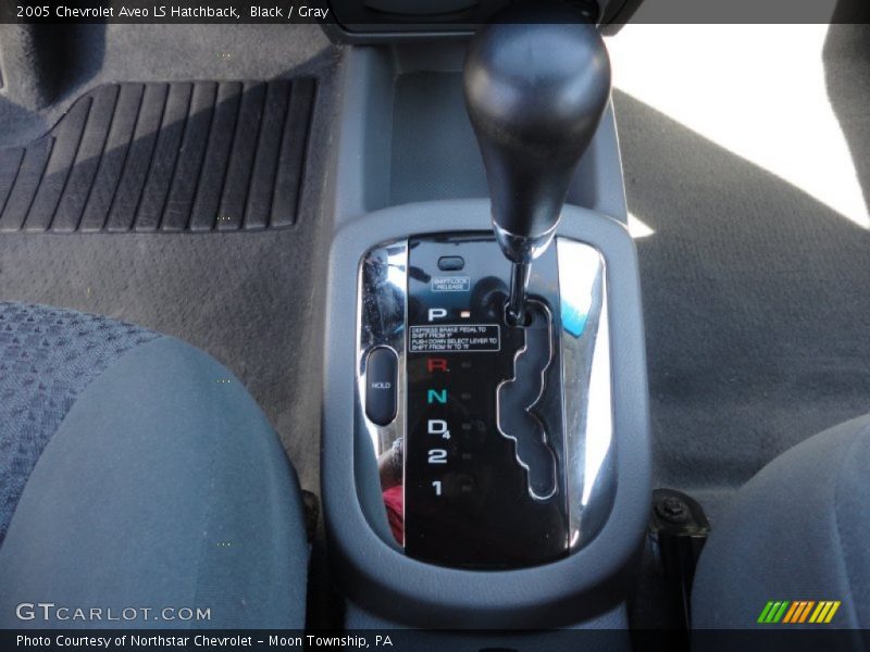 Black / Gray 2005 Chevrolet Aveo LS Hatchback