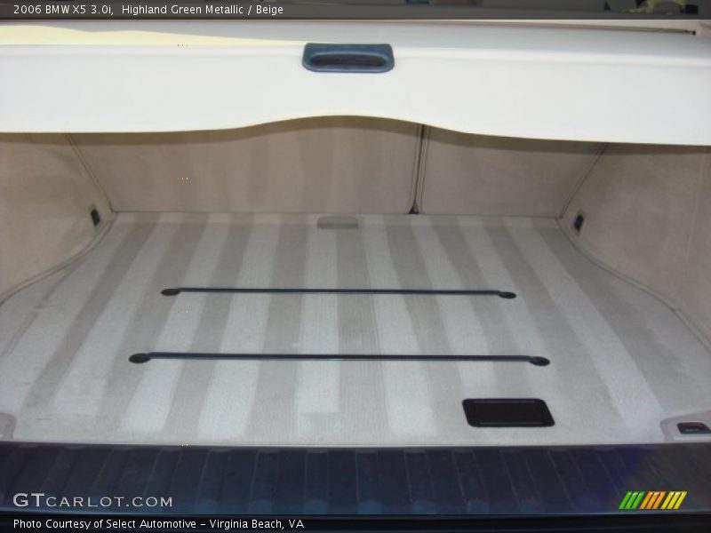 Highland Green Metallic / Beige 2006 BMW X5 3.0i