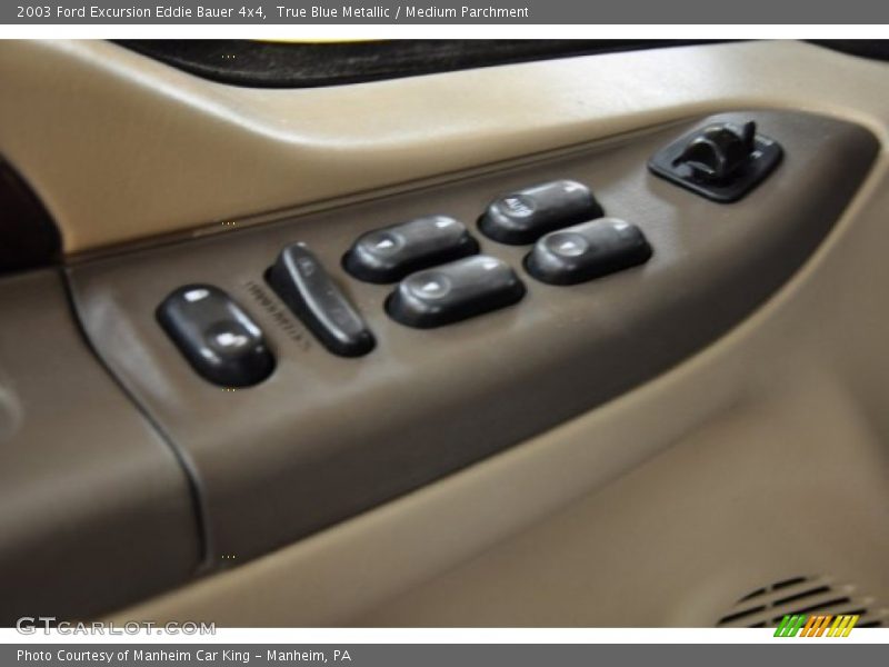 True Blue Metallic / Medium Parchment 2003 Ford Excursion Eddie Bauer 4x4