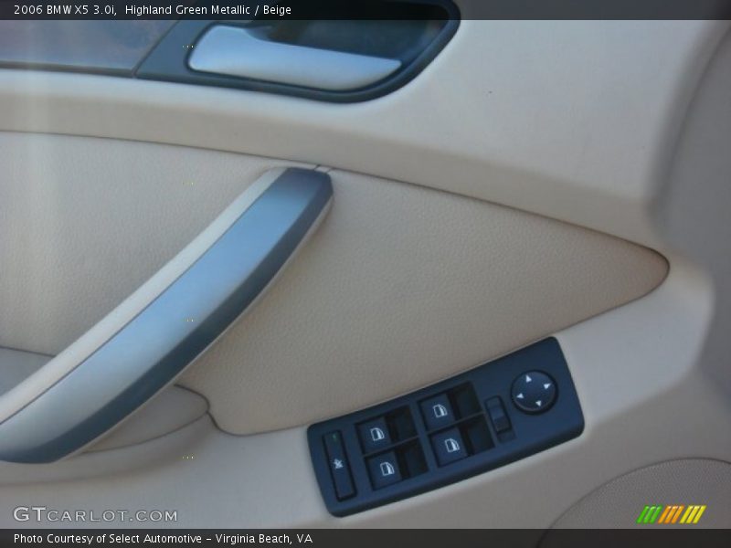 Highland Green Metallic / Beige 2006 BMW X5 3.0i