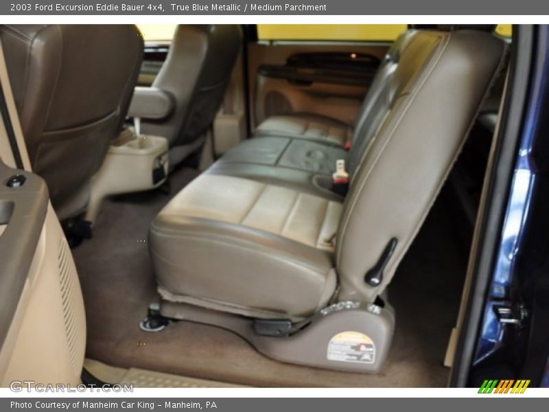 True Blue Metallic / Medium Parchment 2003 Ford Excursion Eddie Bauer 4x4