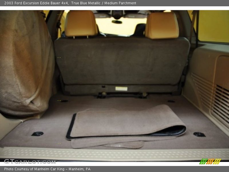 True Blue Metallic / Medium Parchment 2003 Ford Excursion Eddie Bauer 4x4