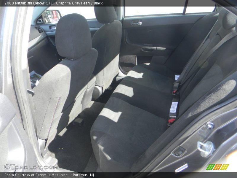 Graphite Gray Pearl / Black 2008 Mitsubishi Lancer GTS