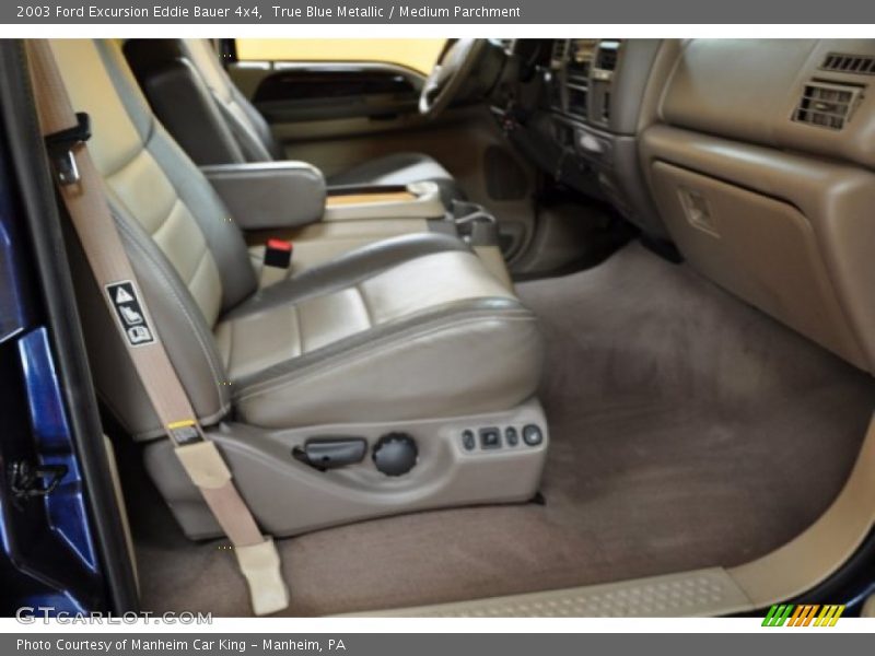 True Blue Metallic / Medium Parchment 2003 Ford Excursion Eddie Bauer 4x4