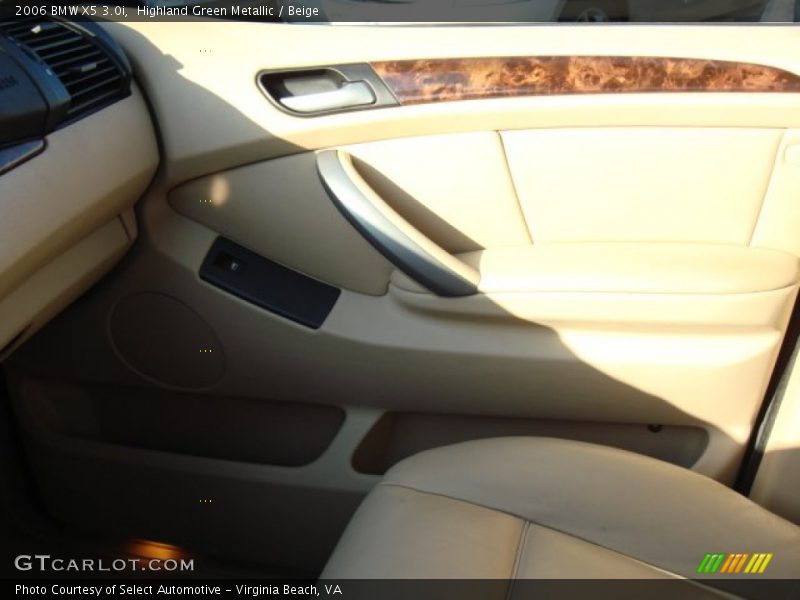 Highland Green Metallic / Beige 2006 BMW X5 3.0i