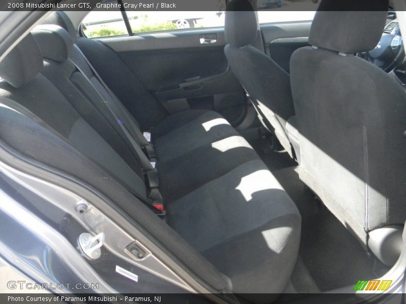 Graphite Gray Pearl / Black 2008 Mitsubishi Lancer GTS