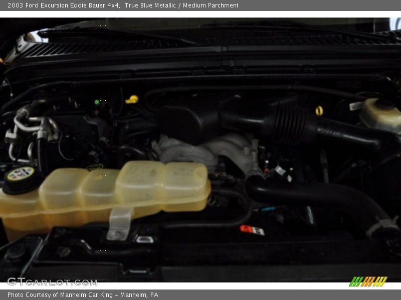 True Blue Metallic / Medium Parchment 2003 Ford Excursion Eddie Bauer 4x4