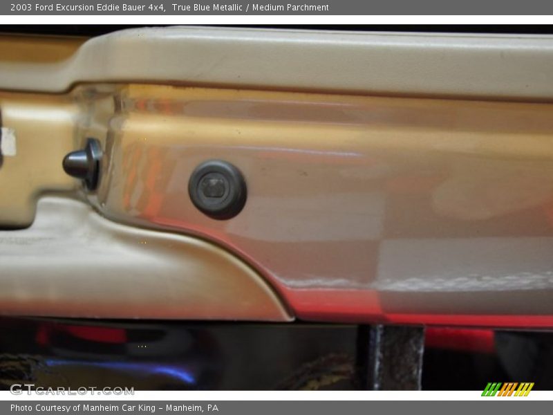True Blue Metallic / Medium Parchment 2003 Ford Excursion Eddie Bauer 4x4