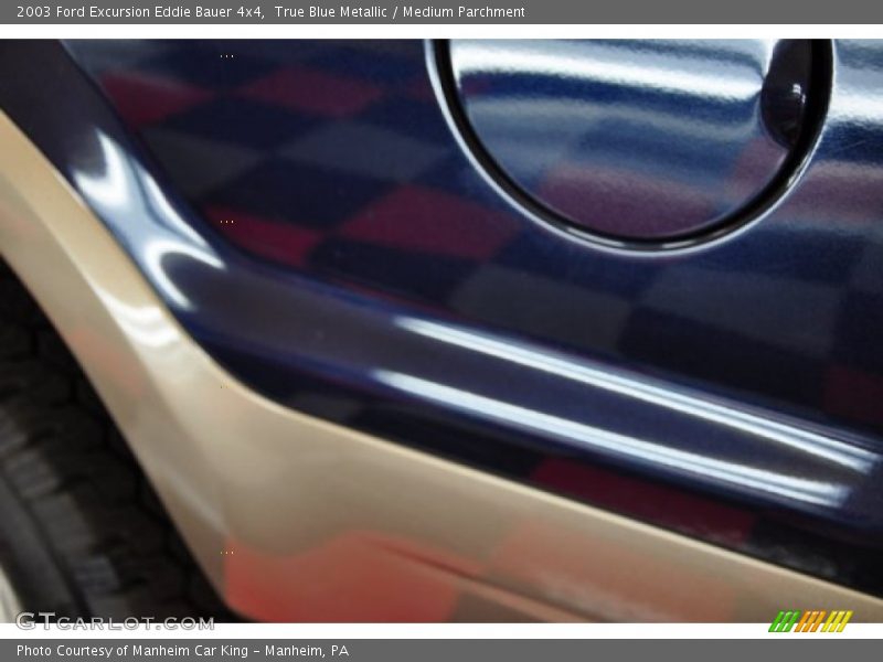 True Blue Metallic / Medium Parchment 2003 Ford Excursion Eddie Bauer 4x4