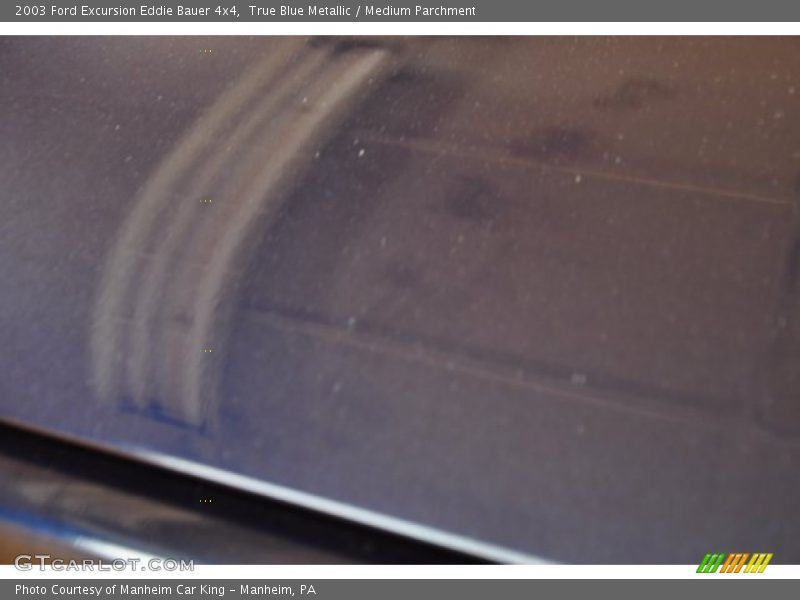 True Blue Metallic / Medium Parchment 2003 Ford Excursion Eddie Bauer 4x4
