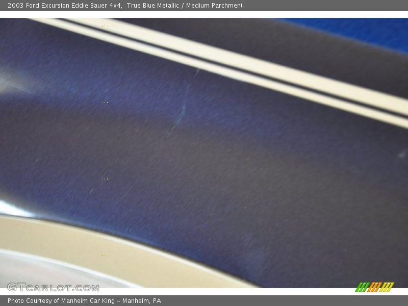 True Blue Metallic / Medium Parchment 2003 Ford Excursion Eddie Bauer 4x4