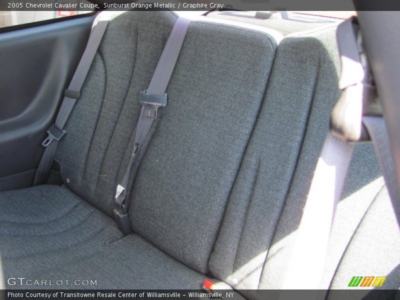 Sunburst Orange Metallic / Graphite Gray 2005 Chevrolet Cavalier Coupe