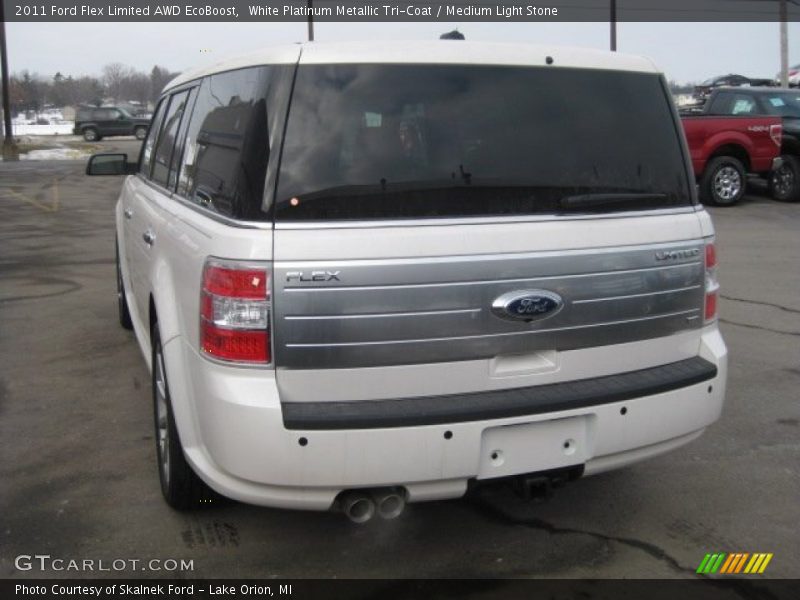  2011 Flex Limited AWD EcoBoost White Platinum Metallic Tri-Coat