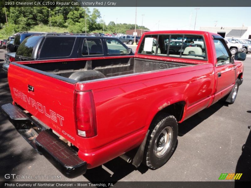 Victory Red / Gray 1993 Chevrolet C/K C1500 Regular Cab
