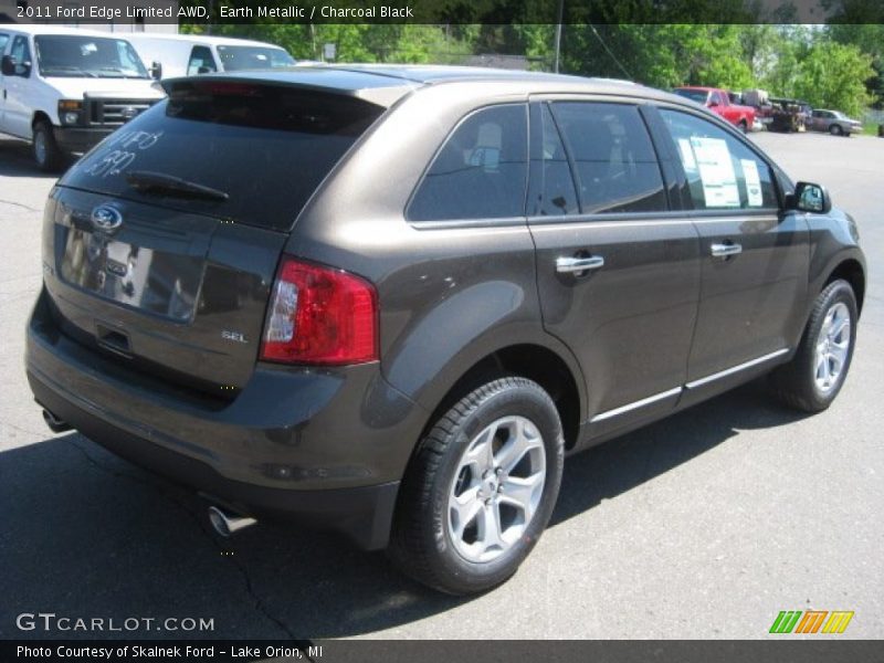 Earth Metallic / Charcoal Black 2011 Ford Edge Limited AWD