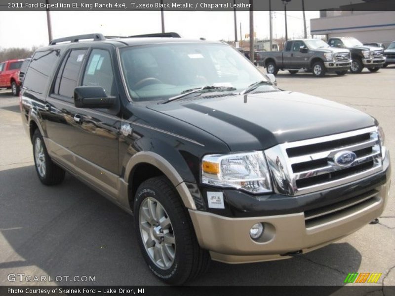 Tuxedo Black Metallic / Chaparral Leather 2011 Ford Expedition EL King Ranch 4x4