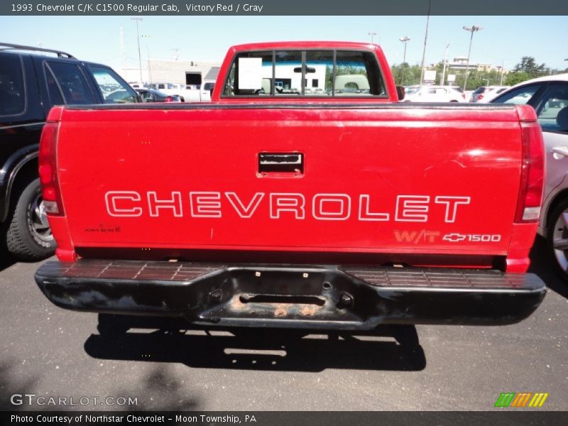 Victory Red / Gray 1993 Chevrolet C/K C1500 Regular Cab