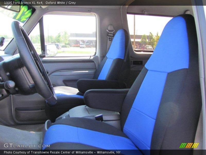 Oxford White / Grey 1996 Ford Bronco XL 4x4