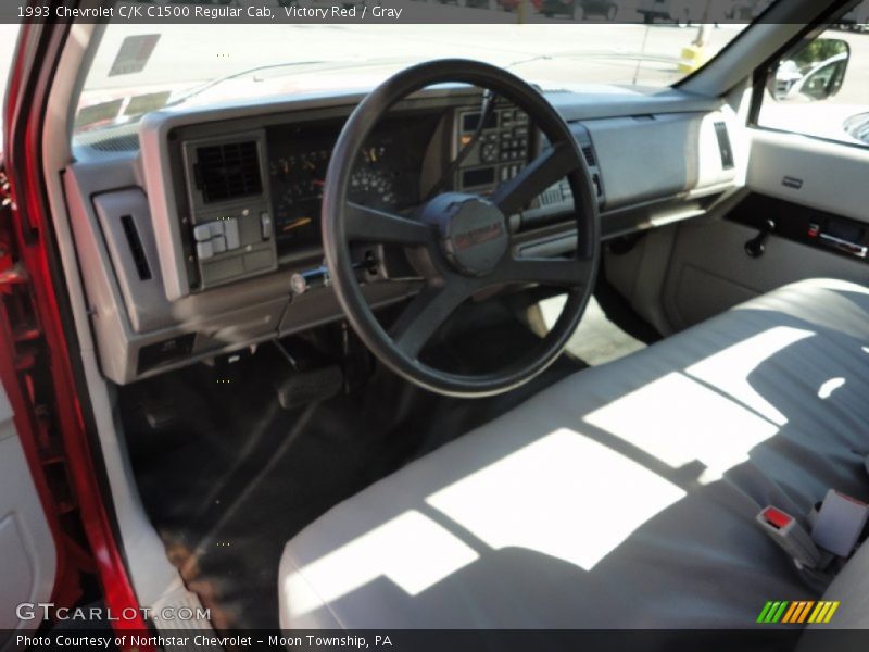 Victory Red / Gray 1993 Chevrolet C/K C1500 Regular Cab