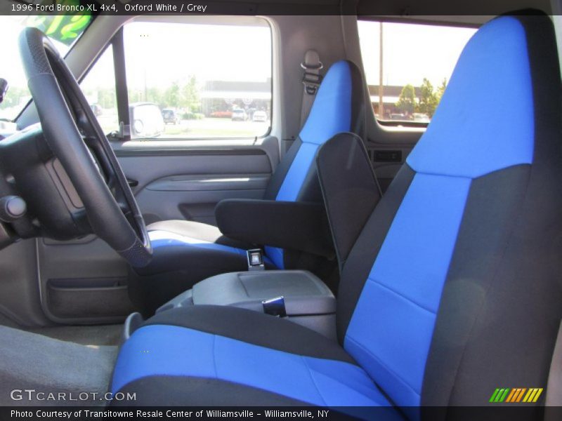 Oxford White / Grey 1996 Ford Bronco XL 4x4